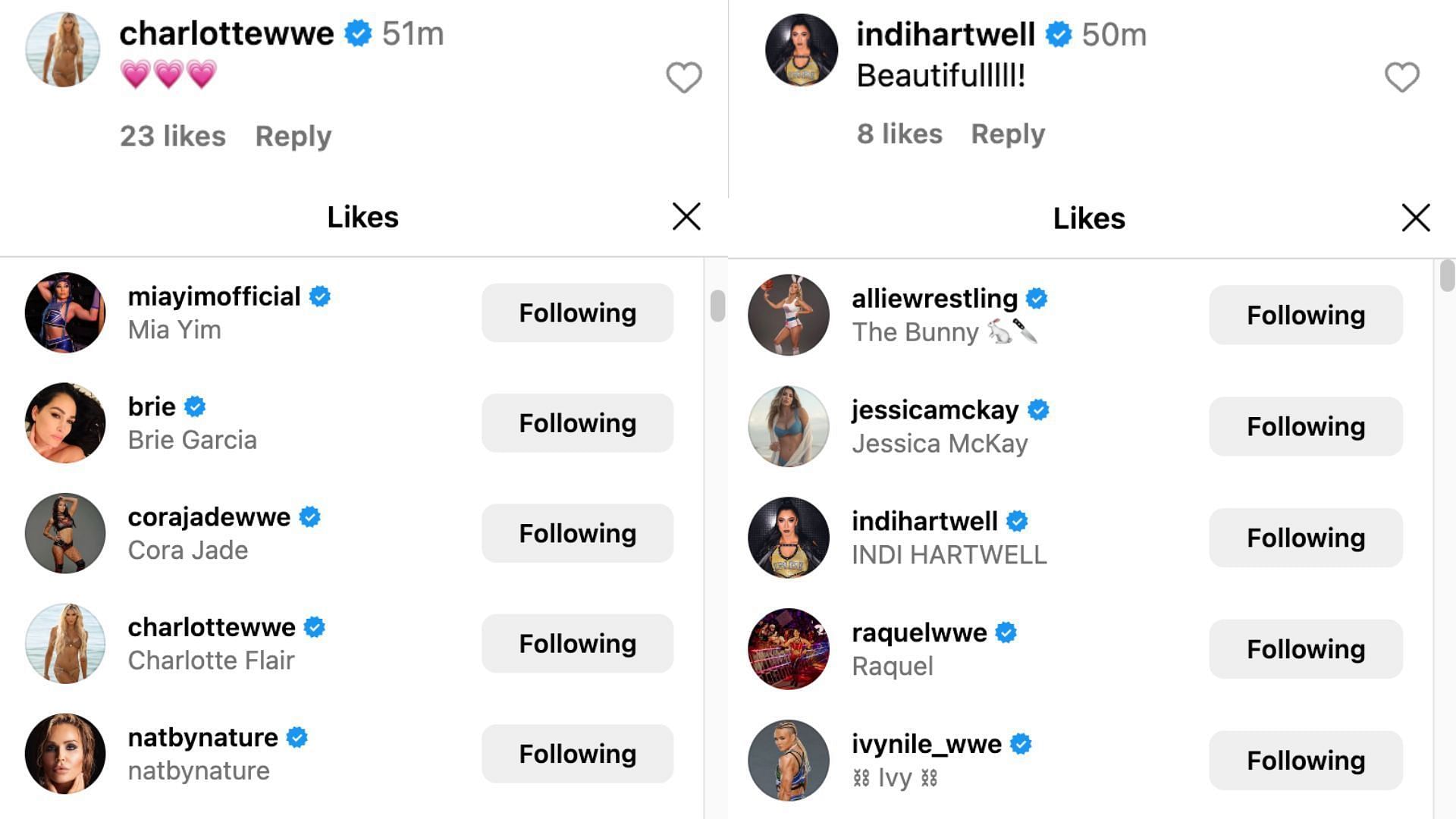 Stars react to Green's heartfelt message to Deville.
